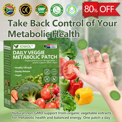 🥦𝐎𝐟𝐟𝐢𝐜𝐢𝐚𝐥 𝐒𝐭𝐨𝐫𝐞 | 𝐈𝐎𝐖𝐎𝐋® 𝐃𝐚𝐢𝐥𝐲 𝐕𝐞𝐠𝐞𝐭𝐚𝐛𝐥𝐞 𝐌𝐞𝐭𝐚𝐛𝐨𝐥𝐢𝐜 𝐏𝐚𝐭𝐜𝐡 𝐮𝐬𝐞𝐬 𝐨𝐫𝐠𝐚𝐧𝐢𝐜 𝐯𝐞𝐠𝐞𝐭𝐚𝐛𝐥𝐞 𝐞𝐱𝐭𝐫𝐚𝐜𝐭𝐬 𝐚𝐧𝐝 𝐩𝐡𝐲𝐭𝐨𝐧𝐮𝐭𝐫𝐢𝐞𝐧𝐭𝐬 𝐟𝐫𝐨𝐦 𝟑𝟗 𝐯𝐞𝐠𝐞𝐭𝐚𝐛𝐥𝐞𝐬 + 𝐠𝐫𝐞𝐞𝐧𝐬 𝐭𝐨 𝐬𝐮𝐩𝐩𝐨𝐫𝐭 𝐝𝐞𝐭𝐨𝐱, 𝐝𝐢𝐠𝐞𝐬𝐭𝐢𝐨𝐧 & 𝐦𝐞𝐭𝐚𝐛𝐨𝐥𝐢𝐜 𝐫𝐞𝐬𝐞𝐭, 𝐚𝐧𝐝 𝐛𝐨𝐨𝐬𝐭 𝐞𝐧𝐞𝐫𝐠𝐲 𝐟𝐨𝐫 𝐚𝐥𝐥-𝐝𝐚𝐲 𝐰𝐞𝐥𝐥𝐧𝐞𝐬𝐬.